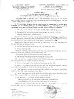 Thông báo số 92 TB-DCT về việc tổ chức khám sức khoẻ định kỳ và chuẩn bị thực hiện các thủ tục để ra trường đối với sinh viên - Phòng đào tạo - Trường Đại Học Công Nghiệp Thực Phẩm