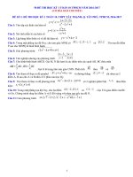 50 ĐỀ THI HỌC KỲ 1 TOÁN 10 TPHCM NĂM 2016-2017 CÓ BÀI GIẢI CHI TIẾT