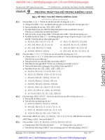 Chuyên đề luyện thi: Phương pháp tọa độ trong không gian Oxyz