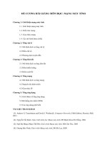 De cuong mon hoc mang may tinh