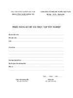 Mau phieu dang ky de tai thuc tap tot nghiep