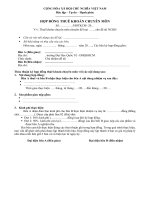 Mau muc 2 - Hop dong thue khoan chuyen mon (thuoc phan quyet toan)