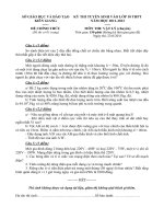 Đề thi tuyển sinh lớp 10 các năm - Phòng Khảo thí và Kiểm định chất lượng giáo dục - Sở Giáo dục và Đào tạo Kiên Giang Lychuyen_deda