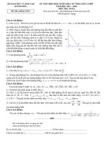 Đề thi chọn HSG cấp tỉnh lớp 12 THPT năm học 2017 - 2018 môn Toán sở GD và ĐT Hải Dương - TOANMATH.com
