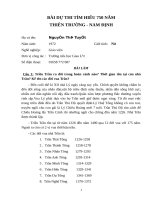 BÀI dự THI tìm HIỂU 750 THIÊN TRƯỜNG NAM ĐỊNH 