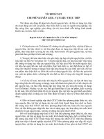 Tài khoản loại 6 - Chi phí sản xuất, kinh doanh - Quyết định 15 T I KHO N 621