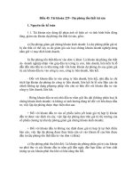 Tài khoản loại 2 - Tài khoản Tài sản - Thông tư 200 Tai Khoan 229