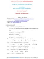 Bộ 100 câu trắc nghiệm chương số phức bài 1 và 2 (file word, đáp án)