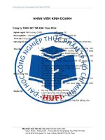 Tuyển dụng nhân viên kinh doanh tốt nghiệp ngành Kỹ thuật môi trường, Quản trị kinh doanh làm việc tại Công ty TNHH MT TM XNK Toàn Phát - Phòng đào tạo - Trường Đại Học Công Nghiệp Thực Phẩm