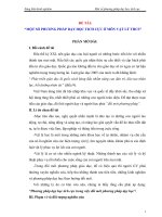 skkn một số PHƯƠNG PHÁP dạy học TICH cực ở môn vật lý THCS 