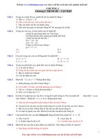 Bộ 900 câu trắc nghiệm lớp 10 đại số và giải tích file word chưa đáp án