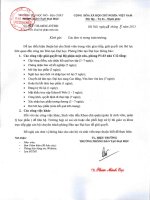 Thông báo triển khai Bộ phận một cửa