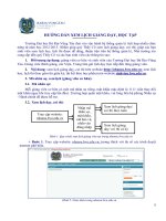 Kế hoạch tiến độ đào tạo năm học 2017-2018 - Hướng dẫn xem lịch học - Phòng đào tạo - Trường Đại Học Bà Rịa Vũng Tàu