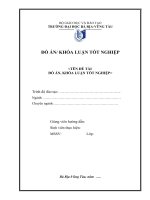 Các Quy định - Biểu mẫu về Đồ Án KLTN - Phòng đào tạo - Trường Đại Học Bà Rịa Vũng Tàu Bia DA KLTN BVU