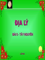 Bài 5. Tây Nguyên