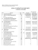 Quyet toan hop nhat quy 4 nam 2010 Can doi ke toan