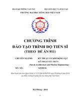 chuong trinh dao tao tien si   ky thuat tau thuy 1 de an 911