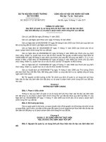 Vnaahp Thong tu lien tich 392011TTLT BTNMT BTC cua Bo Tai nguyen va Moi truong