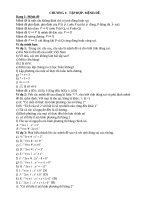 chuyên đề TOÁN đại số lớp 10