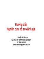 Huong dan Nghien cuu ho so DGN