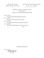 de kiem tra hk1 mon sinh lop 6 nam 2013 2014 huyen long my