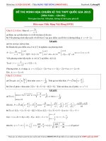 Dap an de thi Toan minh hoa THPT quoc gia 2015 so 1