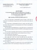 Quyết định về việc ban hành Qui định về Quản lý hoạt động Khoa học và Công nghệ và Qui định về Đạo đức trong Giảng dạy, Nghiên cứu khoa học của Trường ĐHQT