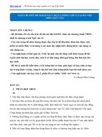 Giải đáp đề thi kháo sát lớp 12 Ngữ Văn