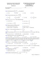 Đề khảo sát chất lượng lần 1 năm học 2017 - 2018 môn Toán 11 trường THPT Thuận Thành 3 - Bắc Ninh - TOANMATH.com