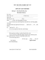 Mau don xin tam nghi hoc