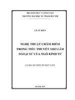 Nghệ thuật châm biếm trong tiểu thuyết Nho lâm ngoại sử của Ngô Kính Tử