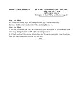 de thi hki2 mon sinh hoc lop 9 phong gd dt tam dao