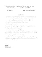 Quy định thẩm quyền và thủ tục xử lý kỷ luật trong tổ chức Công đoàn