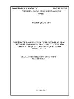 Nghiên cứu đánh giá nguy cơ trượt đất và luận chứng hệ thống quan trắc phục vụ cảnh báo tai biến trượt đất cho khu vực Tây Nam tỉnh Hà Giang
