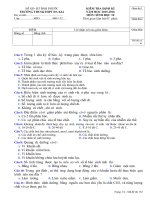 de kiem tra giua hoc ky 2 mon sinh 10