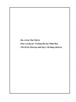 skkn  rèn học sinh lớp 3 viết đúng chính tả 