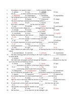 Bài tập trắc nghiệm ôn tập THPT Quốc Gia - P3 - Bài giảng tổng hợpBài giảng tổng hợp BT ôn tập THPT