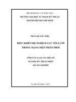 Điều khiển bộ nghịch lưu nối lưới trong mạng điện phân phối (tt)