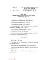 Danh mục hàng hóa, dịch vụ, địa bàn thực hiện độc quyền nhà nước trong lĩnh vực thương mại