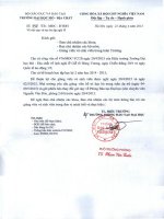 Thông báo về việc nghỉ lễ 30 04-01 05 và kế hoạch học bù Tb nghi le