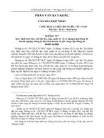 Các văn bản quy phạm pháp luật liên quan đến đăng ký doanh nghiệp