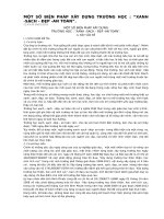 MỘT số BIỆN PHÁP xây DỰNG TRƯỜNG học 