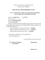 Mau 2 - SV 5 tot 2016 - Don xac nhan diem ren luyen