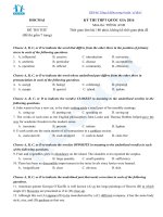 De minh hoa mon Tieng Anh