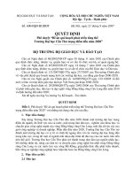 Quyết định Phê duyệt 