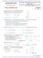 [DeThiThu.Net]De thi thu THPT QG TOAN chuyen DH Vinh lan3 nam 2017