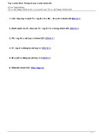 Tuyển sinh 2016: Thông tin tuyển sinh nhóm GX ts 2016