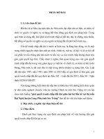 Đề tài tranh chấp đất giữa 2 hộ liền kề