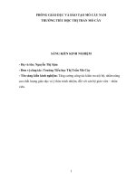 SKKN tăng cường công tác kiểm tra nội bộ, nhằm nâng cao chất lượng giáo dục và ý thức trách nhiệm, đối với cán bộ giáo viên – nhân viên 