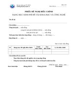 U07-DIEU CHINH HANG MUC KINH PHI